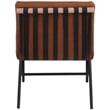 Meridian Furniture Burke Cognac Vegan Leather Accent Chair