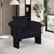 Meridian Furniture Sloan Black Velvet Accent Chair