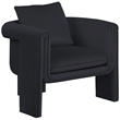 Meridian Furniture Sloan Black Velvet Accent Chair