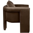 Meridian Furniture Sloan Brown Velvet Accent Chair