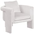 Meridian Furniture Sloan Cream Velvet Accent Chair
