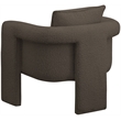 Meridian Furniture Stylus Brown Boucle Fabric Accent Chair