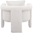 Meridian Furniture Stylus Cream Boucle Fabric Accent Chair