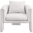 Meridian Furniture Stylus Cream Boucle Fabric Accent Chair