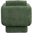 Meridian Furniture Alessandra Green Chenille Fabric Swivel Accent Chair