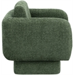 Meridian Furniture Alessandra Green Chenille Fabric Swivel Accent Chair