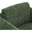 Meridian Furniture Alessandra Green Chenille Fabric Swivel Accent Chair