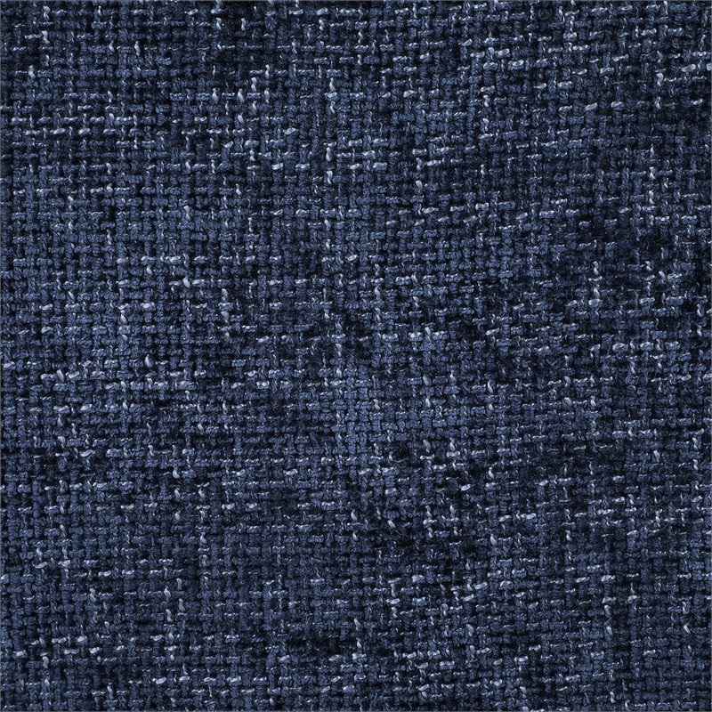 Meridian Furniture Alessandra Navy Chenille Fabric Swivel Accent Chair