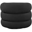 Meridian Furniture Roxbury Black Boucle Fabric Swivel Accent Chair