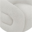 Meridian Furniture Roxbury Cream Boucle Fabric Swivel Accent Chair