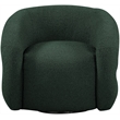 Meridian Furniture Roxbury Green Boucle Fabric Swivel Accent Chair