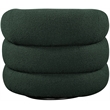 Meridian Furniture Roxbury Green Boucle Fabric Swivel Accent Chair