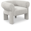 Meridian Furniture Stefano Beige Fabric Accent Chair
