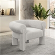 Meridian Furniture Stefano Beige Fabric Accent Chair