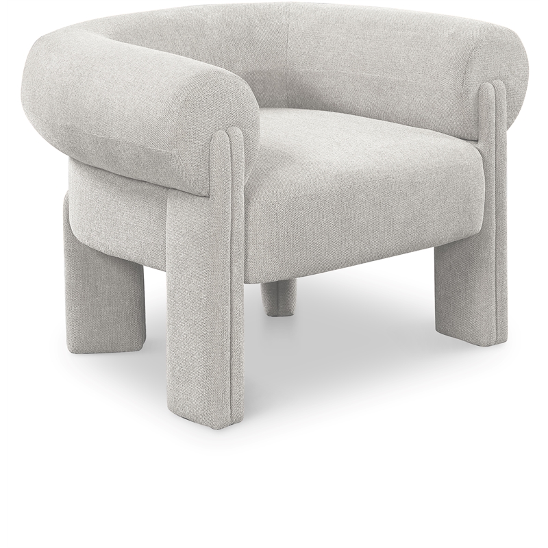 Meridian Furniture Stefano Beige Fabric Accent Chair
