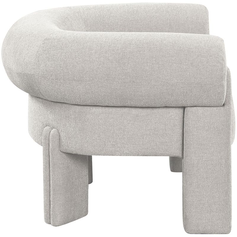 Meridian Furniture Stefano Beige Fabric Accent Chair