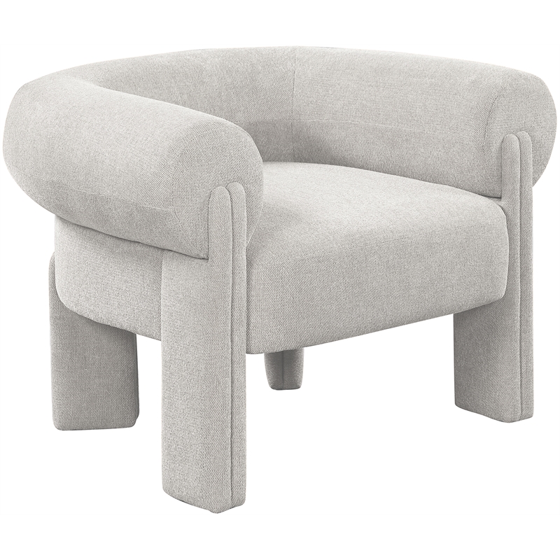 Meridian Furniture Stefano Beige Fabric Accent Chair