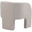 Meridian Furniture Sawyer Cream Chenille Fabric Accent Chair