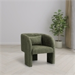 Meridian Furniture Sawyer Green Chenille Fabric Accent Chair