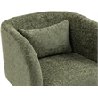 Meridian Furniture Sawyer Green Chenille Fabric Accent Chair