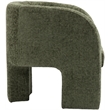 Meridian Furniture Sawyer Green Chenille Fabric Accent Chair
