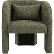 Meridian Furniture Sawyer Green Chenille Fabric Accent Chair