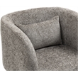 Meridian Furniture Sawyer Grey Chenille Fabric Accent Chair