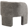 Meridian Furniture Sawyer Grey Chenille Fabric Accent Chair