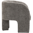 Meridian Furniture Sawyer Grey Chenille Fabric Accent Chair