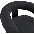 Meridian Furniture Winston Black Boucle Fabric Accent Chair