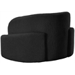 Meridian Furniture Principessa Black Boucle Fabric Chair