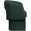 Meridian Furniture Emmet Green Boucle Fabric Dining Chair / Accent Chair