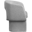 Meridian Furniture Emmet Grey Boucle Fabric Dining Chair / Accent Chair