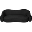 Meridian Furniture Principessa Black Boucle Fabric Sofa