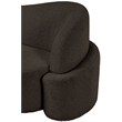 Meridian Furniture Principessa Brown Boucle Fabric Chair