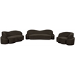 Meridian Furniture Principessa Brown Boucle Fabric Loveseat