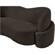 Meridian Furniture Principessa Brown Boucle Fabric Sofa