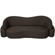 Meridian Furniture Principessa Brown Boucle Fabric Sofa
