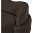 Meridian Furniture Principessa Brown Boucle Fabric Sofa