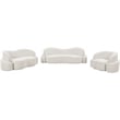 Meridian Furniture Principessa Cream Boucle Fabric Chair