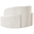 Meridian Furniture Principessa Cream Boucle Fabric Chair