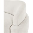 Meridian Furniture Principessa Cream Boucle Fabric Chair