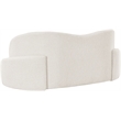 Meridian Furniture Principessa Cream Boucle Fabric Loveseat