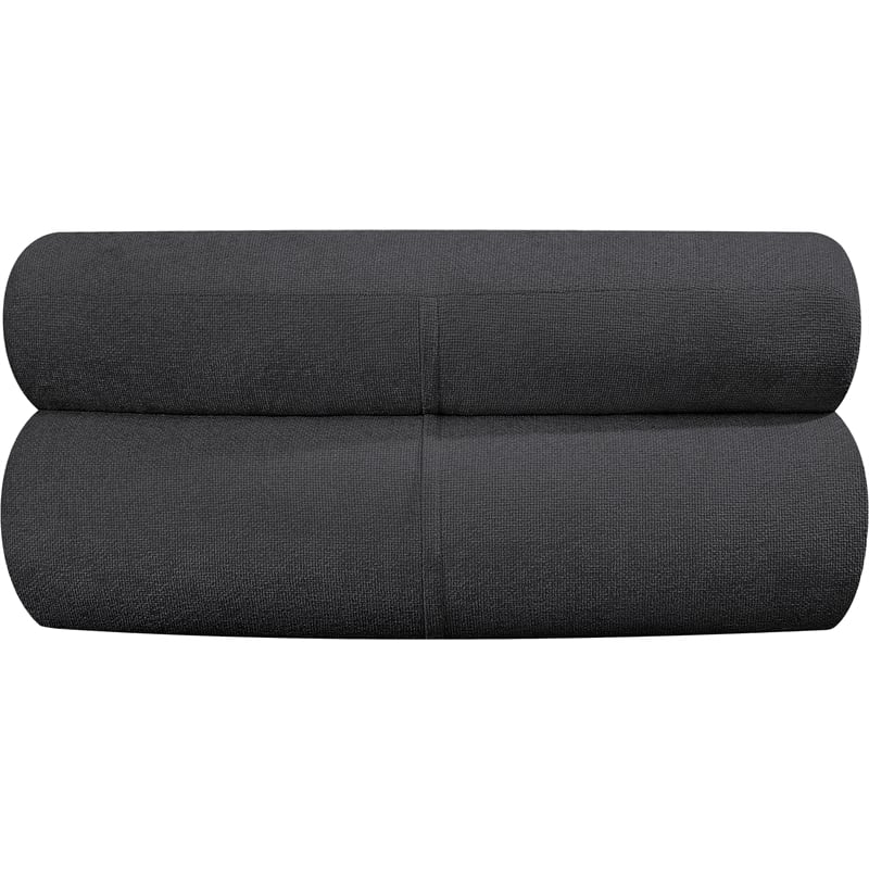 Meridian Furniture Bale Grey Chenille Fabric Modular Armless Chair