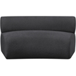 Meridian Furniture Bale Grey Chenille Fabric Modular Armless Chair
