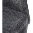 Meridian Furniture Emmet Black Chenille Fabric Dining Chair / Accent Chair