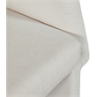 Meridian Furniture Emmet Cream Chenille Fabric Dining Chair / Accent Chair