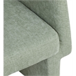 Meridian Furniture Emmet Mint Chenille Fabric Dining Chair / Accent Chair