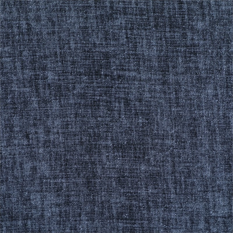 Meridian Furniture Emmet Navy Chenille Fabric Dining Chair / Accent Chair