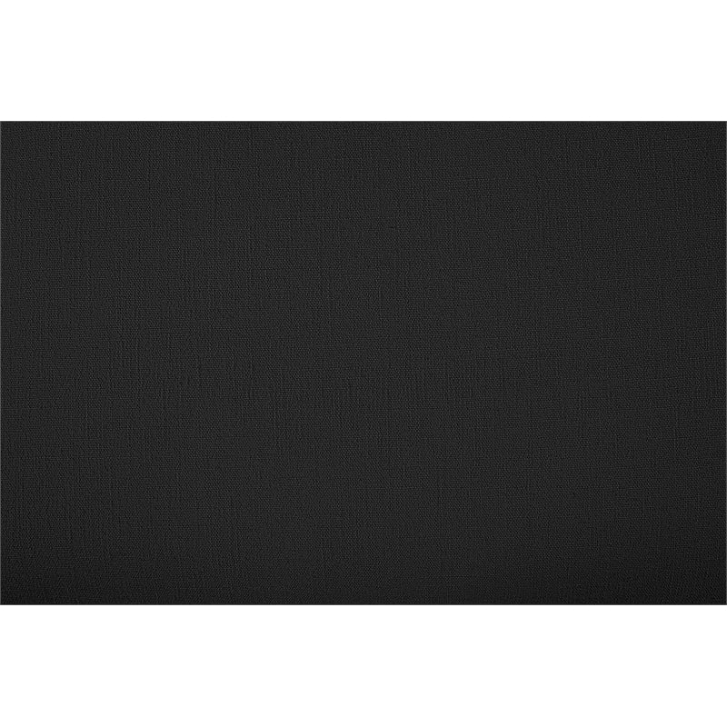 Meridian Furniture Johanna Black Linen Textured Fabric 3pc. Sectional